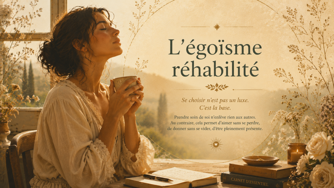 L'égoïsme réhabilité