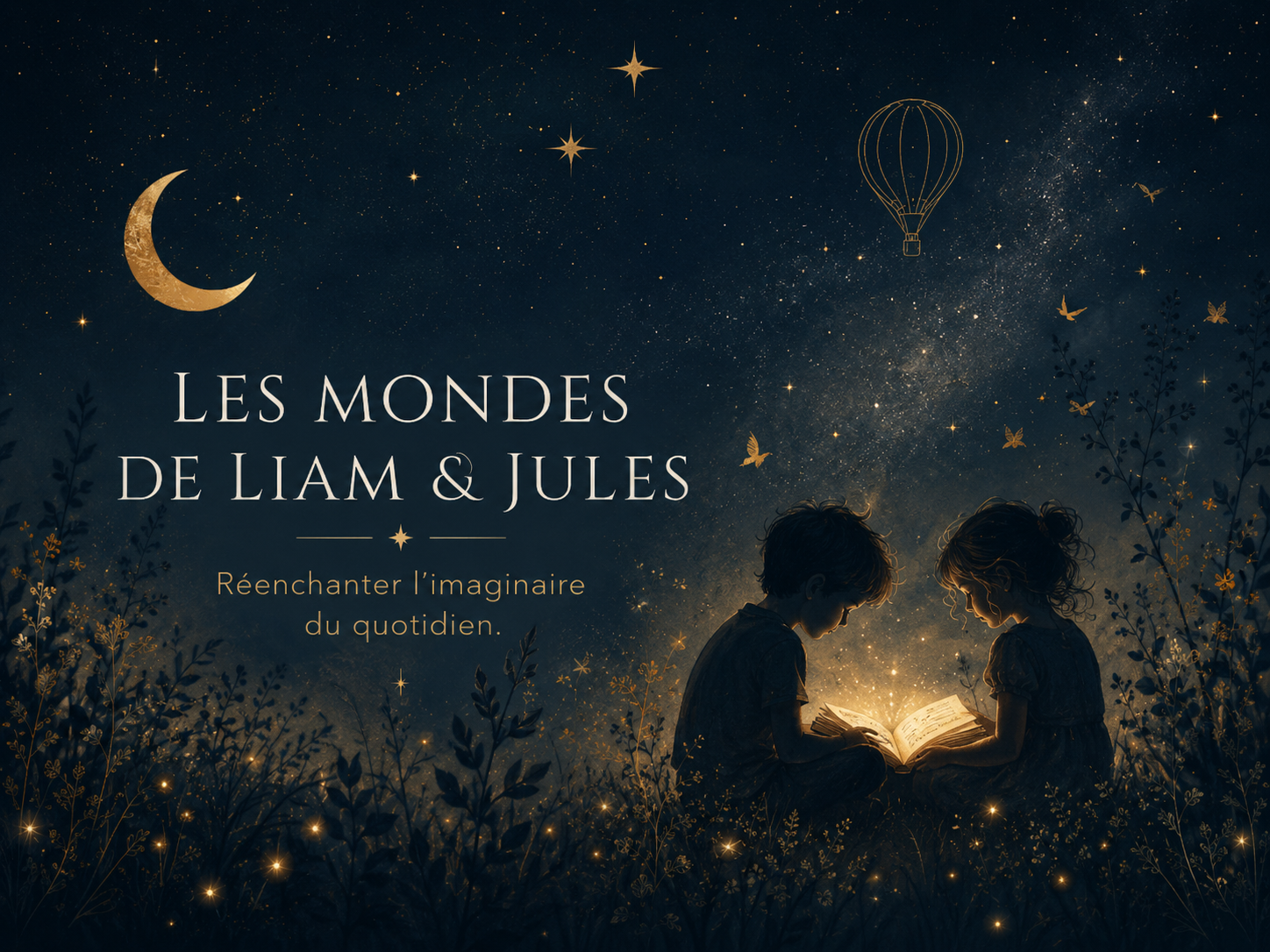 les mondes enchantés de deux petits grçons