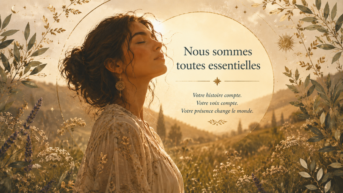femme en paix avec elle même