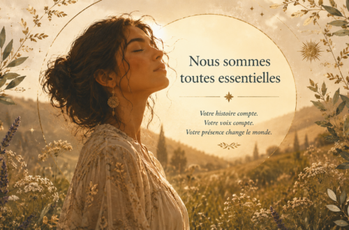 femme en paix avec elle même
